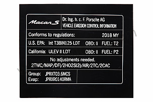 DECAL LABEL  (95B010005AB)