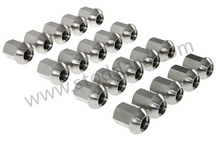 SET OF TITANIUM WHEEL NUTS 911 COMPLETE KIT (99A000563651)