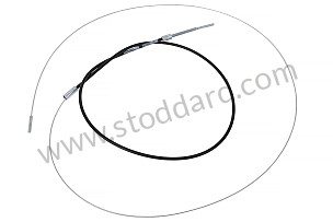 Accelerator Cable For 914-6 1970-1972  (91442306603)