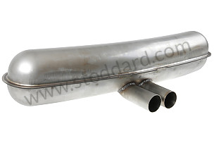 STAINLESS STEEL SSI SILENCER 911 65-73 + 914/6 GT3 LOOK TAIL PIPE  (99A000570418)