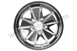 WHEEL, 4,5 X 15, FULLY POLISHED, WITH TUV HOMOLOGATION ET 42 MM / POLISHED / POLISHED / 4.5 X 15 INCHES (99A000570804)