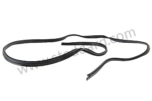 RUBBER UNDER REAR LEFT/REAR RIGHT BUMPER MOULDING 911 T 69-73  (SHORT MOULDING)  (99A000570908)