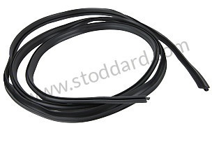 RUBBER UNDER REAR LEFT/REAR RIGHT BUMPER MOULDING 911 E/S 69-73 (SHORT MOULDING)  (99A000570909)
