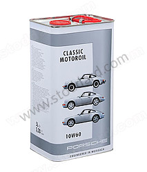 Porsche Classic Engine Oil, Synthetic 10w60 5l Container For Air Cooled Engines  (PCG04321015)