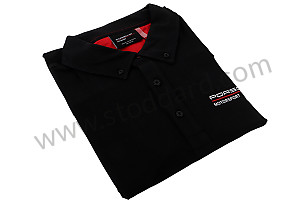 BLACK MOTORSPORT FANWEAR POLO SHIRT - L  (WAP80200L0LFMS)