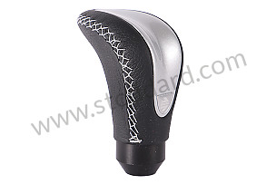 MOMO STEEL/LEATHER GEAR LEVER KNOB  (99A000575432)