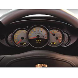 PORSCHE&reg; 996 OVERLAY GAUGE FACE, 200 MPH, 6-SPEED, 2002-2005  (99A000575492)