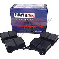 BRAKE PADS, HAWK PERFORMANCE STREET HPS FERRO-CARBON, FOR PORSCHE&reg;, 1979-1989  (99A000575679)