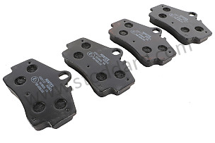 1997-2008 PORSCHE&reg; 996/997/BOXSTER/CAYMAN MINTEX REAR BRAKE PADS  (99A000575689)