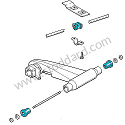 PORSCHE&reg; 914 SUSPENSION, TRAILING ARM, STREET BUSHING, REAR, WELTMEISTER, 1970-1976  (99A000575709)