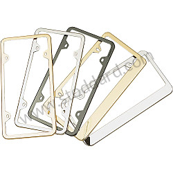 LICENSE PLATE FRAME, THIN BLACK  (99A000576008)