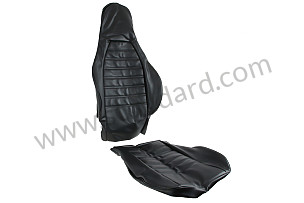 FAUX LEATHER SEAT TRIM BLACK / BLACK / LEFT OR RIGHT (99A000587217)