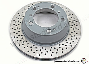 Sebro Brake Rotor, Rear For 996 997 1999-2008 REAR (99635240104)