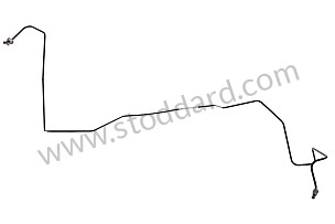 BRAKE LINE RIGHT / Up to serial number 98WS6 07094 (99635517608)