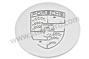 Center Cap Boxster 1997-04 996 1999-04 PLEASE CHECK PHOTO TO MAKE SURE YOU HAVE THE RIGHT MODEL / SILVER / SILVER (99636130309)