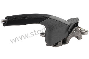 PARKING-BRAKE LEVER Left-hand drive / metallic grey/black / metallic grey/black (EMH) (99642403106EPR)