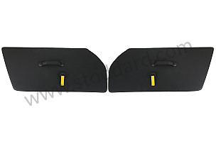 PAIR OF RS92 IMITATION LEATHER DOOR PANELS YELLOW / YELLOW (99A000592584)