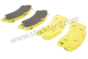 PAGID YELLOW FRONT PLATE  (99A000593367)