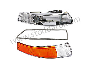 COMPLETE METAL FRONT RIGHT INDICATOR 911 69-73 CHROME CHROME / CHROME / FRONT RIGHT (99A000594520)