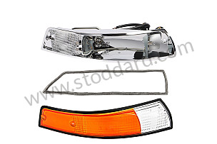 COMPLETE METAL FRONT RIGHT INDICATOR 911 69-73 BLACK BLACK / BLACK / FRONT RIGHT (99A000594522)