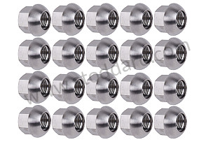 KIT OF DRILLED TITANIUM WHEEL NUTS COMPLETE KIT / TITANIUM (99A000594523)