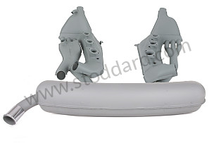COMPLETE EXHAUST KIT AS ORIGINALLY FITTED  (99A000594540)