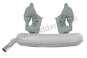 COMPLETE EXHAUST KIT AS ORIGINALLY FITTED  (99A000594541)