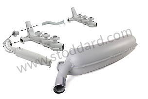 COMPLETE EXHAUST KIT AS ORIGINALLY FITTED  (99A000594543)