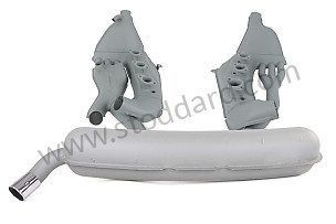 COMPLETE EXHAUST KIT AS ORIGINALLY FITTED  (99A000594544)