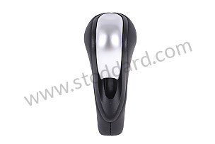 GEARSHIFT KNOB black/silver / black/silver (ENU) (99642606907ENU)