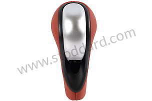 GEARSHIFT KNOB boxster red/silver / boxster red/silver (EOA) (99642606907EOA)