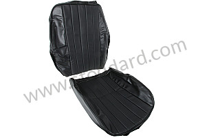 IMITATION LEATHER SEAT COVER BLACK / BLACK / LEFT OR RIGHT (99A000596278)