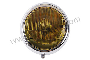 HEADLIGHT EUROPE 356 TOP OF HEADLIGHT LENS WITH GRANULAR ASPECT / YELLOW / YELLOW (99A000599538)