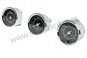 356 STYLE 12V DASHBOARD INSTRUMENT KIT (FOR CYLINDRICAL GAUGE) 12 VOLT (99A000610490)