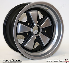 Maxilite rs 15 X 8-Inch 10.6mm Offset Wheel With Stoddard Exclusive Satin Finish ET 10.60 MM / ANODIZED / ANODIZED / 8 x 15 INCHES (911361020228OE)