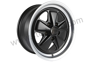 Maxilite  Alloy Wheel, Machined Lip, Black Center, 17 X 8-Inch 10.6mm Offset ET 10.60 MM / 8X17 ET10.60 MM (911363117008MB)