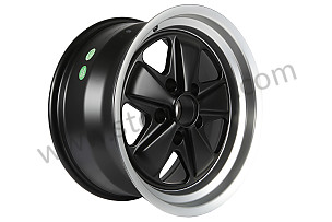 Maxilite  Alloy Wheel, Machined Lip, Black Center, 17 X 9-Inch 15mm Offset ET 15 MM / 9 X 17 INCHES (911363119009MB)