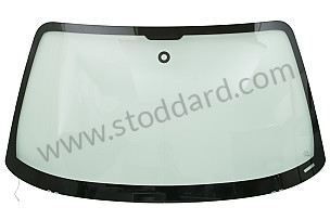 WINDSCREEN GREEN / GREEN / OPTION: INTERIOR REAR VIEW MIRROR WITH AUTOMATIC PROGRESSIVE DARKENING AND RAIN SENSOR (Option code: M265) (99654190102)