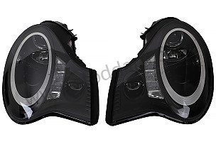 XENON FRONT HEADLIGHT KIT WITH LED ROUND ALL AROUND THE HEADLIGHT XENON HEADLIGHT WITH CIRCLE OF LEDS AROUND THE HEADLIGHT / BLACK BACKGROUND (99A000616177)
