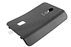 Fuse Box Cover for 996 Boxster black / black (01C) (9965516210001C)