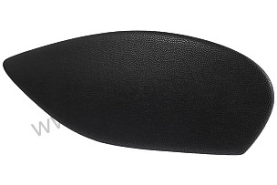 COVER Left-hand drive / black / black (A10) / IMITATION LEATHER / LEFT / OPTION: CENTER CONSOLE FRONT (Option code: M581) (99655208702A10)