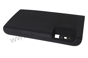 GLOVE BOX COVER Left-hand drive / black / black (A12) / IMITATION LEATHER / OPTION: STANDARD PACKAGE (Option code: M016) (99655213300A12)
