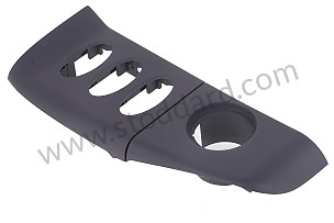 TRIM FOR SWITCH Left-hand drive / spatial grey / spatial grey (B13) / LEFT (99655223304B13)