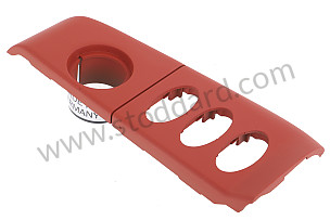 TRIM FOR SWITCH Left-hand drive / boxster red / boxster red (M33) / LEFT (99655223304M33)