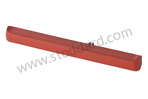 MOULDING Left-hand drive / boxster red / boxster red (M33) / Lacquer / LEFT (99655238102M33)