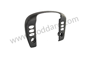 TRIM FOR SWITCH Left-hand drive / black / black (A11) / LEATHER / OPTION: CENTER AIR VENT BRACKET IN LEATHER (Option code: IXNN) (99655296708A11)
