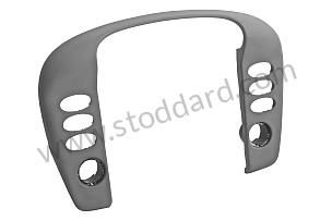 TRIM FOR SWITCH Left-hand drive / graphite grey / graphite grey (C51) / LEATHER / OPTION: CENTER AIR VENT BRACKET IN LEATHER (Option code: IXNN) (99655296708C51)