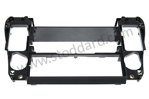 SUPPORT FRAME Left-hand drive / black / black (A11) / LEATHER / OPTION: CENTER AIR VENT BRACKET IN LEATHER (Option code: IXNN) (99655296925A11)