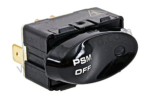 TIP SWITCH Left-hand drive / gloss black / gloss black (A02) / OPTION: PORSCHE STABILITY MANAGEMENT (PSM) (Option code: M476) (99661314500A02)