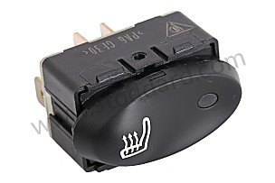 TIP SWITCH matt black / matt black (A05) / LEFT / OPTION: SEAT HEATING SYSTEM, LEFT SEAT (Option code: M139), OPTION: SEAT HEATING SYSTEM,LEFT/RIGHT SEAT (Option code: M342) (99661315310A05)